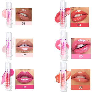 Girabella Lip Plumper,Lip Plumping Booster Gloss,Girabella Lip Gloss,Lip Plumper Gloss Girabella (6PCS)