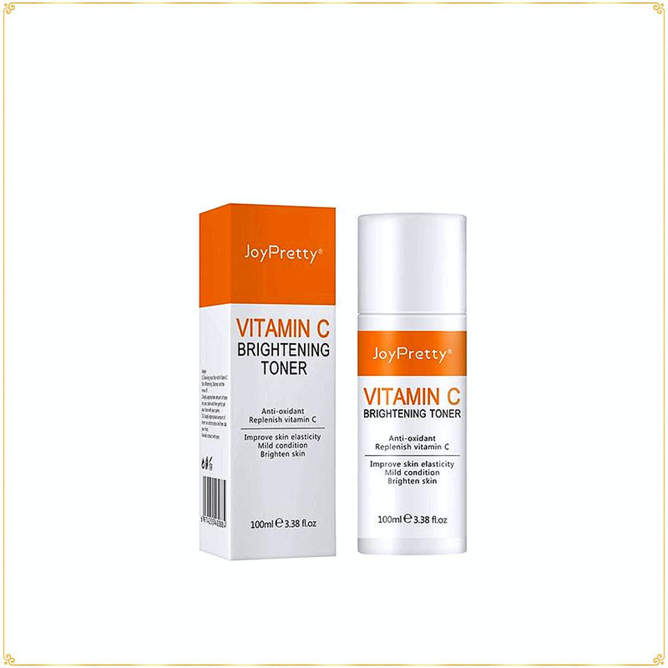 Set penjagaan kulit vitamin C, 5 keping, pembersih muka, Toner, serum, krim mata, penjagaan lingkaran hitam, SPF 50