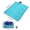 200cm*200cm Extra Large Picnic Blanket Floral Outdoor Picnic Beach Mat Foldable Thick Camping Mat Tent Ground Mat Trekking