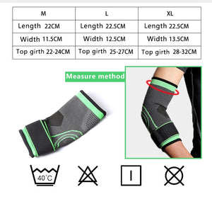 Breathable Bandage Compression Sleeve Elbow Brace Support Protector for Weightlifting Arthritis Volleyball Tennis Arm Brace