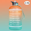 2.2/3.78L Gallon Water Bottle with Time Marker &amp; Straw, Motivational Water Jug BPA Free Leakproof Large Water Bottles Gym