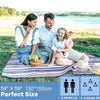 200cm*200cm Extra Large Picnic Blanket Floral Outdoor Picnic Beach Mat Foldable Thick Camping Mat Tent Ground Mat Trekking