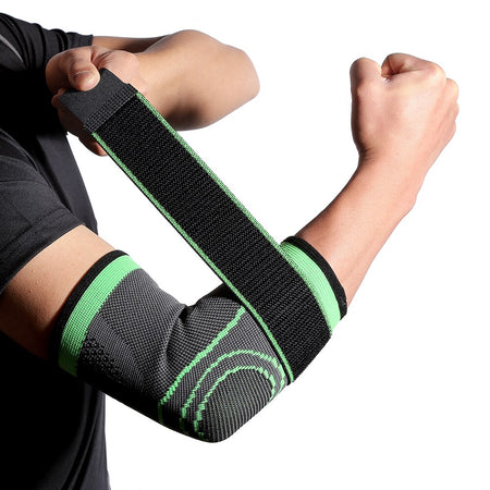 Breathable Bandage Compression Sleeve Elbow Brace Support Protector for Weightlifting Arthritis Volleyball Tennis Arm Brace