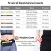 COPOZZ 30cm Resistance Bands Set Elastic Resistence Band Latex Mini Sport Gym Workout Yoga Pilates Exercise Fitness Equipment