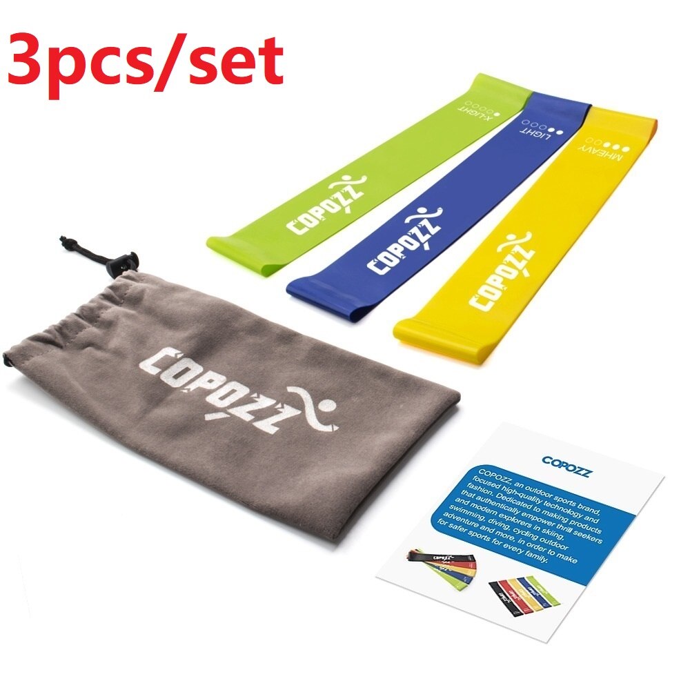 COPOZZ 30cm Resistance Bands Set Elastic Resistence Band Latex Mini Sport Gym Workout Yoga Pilates Exercise Fitness Equipment