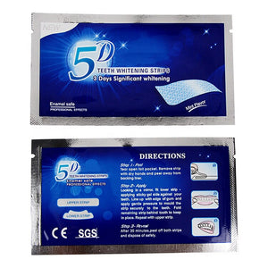 5D Gel Teeth Whitening Strips White Tooth Dental kit Oral Hygiene Care