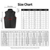 11PCS Heated vest Jacket Fashion Men Women Coat Intelligent USB Electric Heating Thermal Warm Clothes Winter Heated Vest  열선조끼